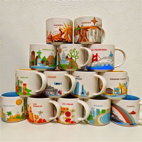 fake starbucks you are here mugs